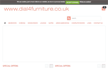 Tablet Screenshot of dial4furniture.co.uk